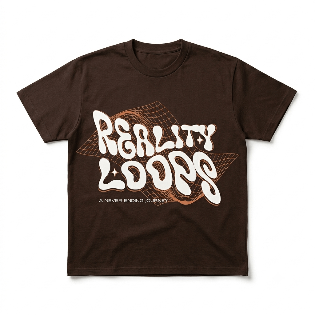 Brown Solid Tshirt